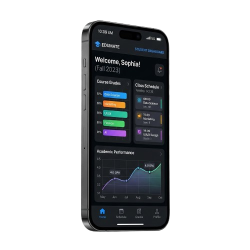 EduStack Android App Mockup